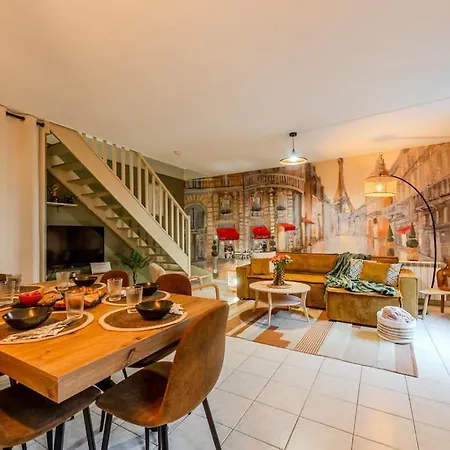 Phantasia By Kleidos, 10 Min De Disney! Jolie Maison Familiale 6p, 2 Chambres, Terrasse, Parking Дом отдыха Маньи-ле-Онгр